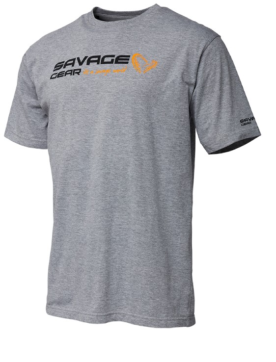 koszulka-signature-logo-szary-melanz-savage-gear koszulka-signature-logo-szary-melanz-savage-gear