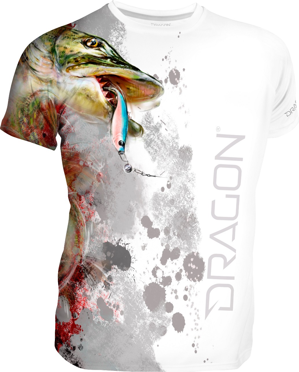 t-shirt-szczupak-bialy-dragon t-shirt-szczupak-bialy-dragon