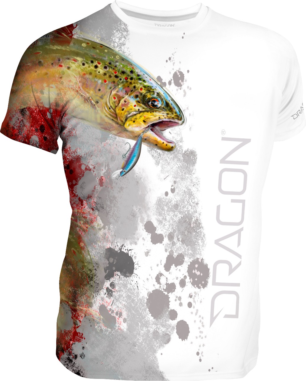 t-shirt-pstrag-bialy-dragon t-shirt-pstrag-bialy-dragon