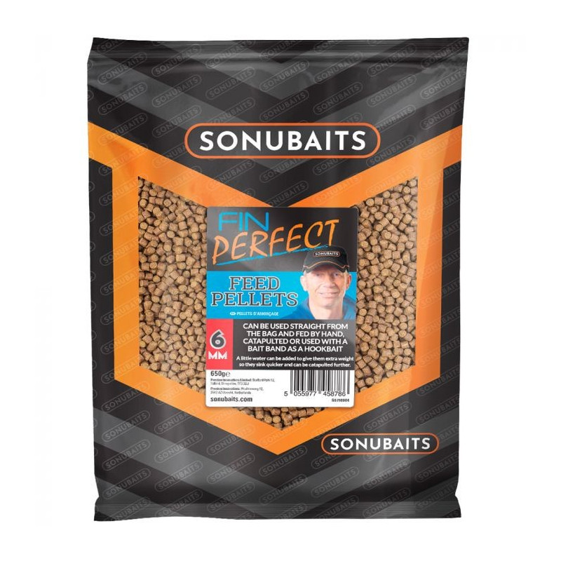 Pellet Sonubaits Fin Perfect Feed 650g / 6mm