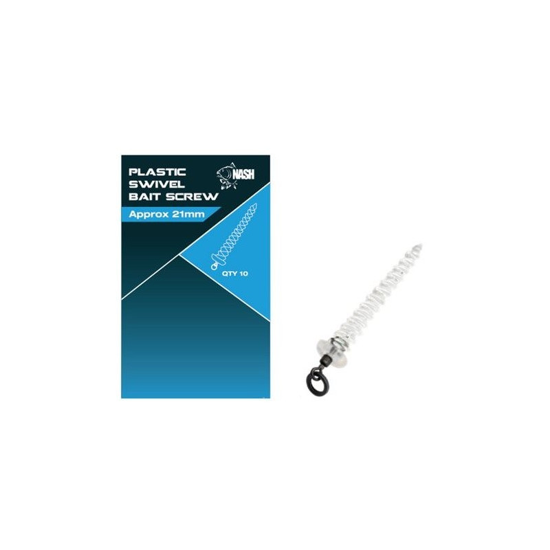 Wkręt Plastic Swivel Bait Screw NASH Wkręt Plastic Swivel Bait Screw NASH