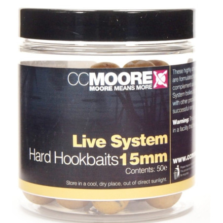 Kulki proteinowe CC Moore Hard Hookbaits 15mm - Live System