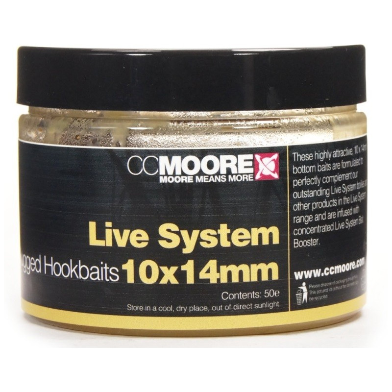 Dumbellsy CC Moore w zalewie 10x14mm - Live System Dumbellsy CC Moore w zalewie 10x14mm - Live System