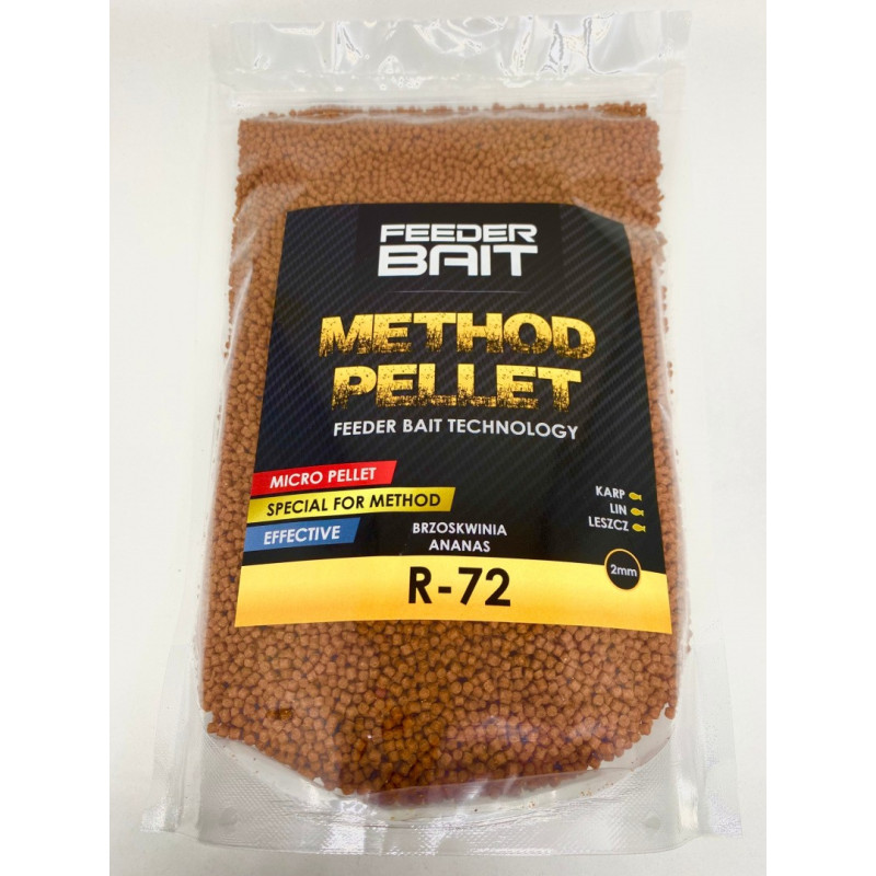 Pellet Feeder Bait Method 2mm / 800g / R72 Brzoskwinia-Ananas Pellet Feeder Bait Method 2mm / 800g / R72 Brzoskwinia-Ananas