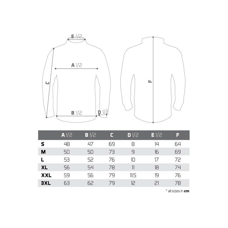 Bielizna termiczna TUNDRA - część górna roz. 2XL Delphin