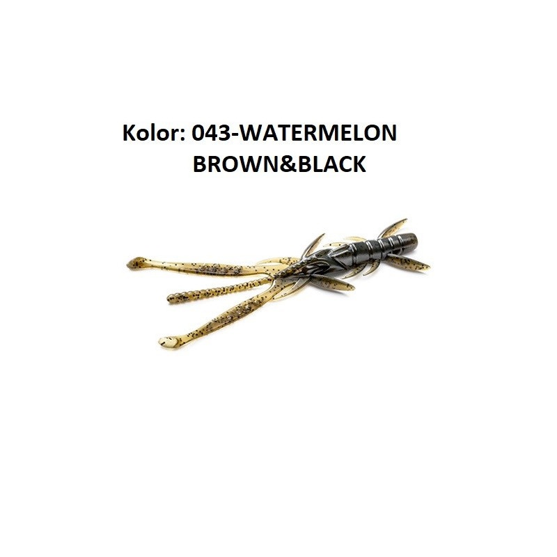 Przynęta Fishup SHRIMP 3" 7,7cm 043-WATERMELON BROWN&BLACK Przynęta Fishup SHRIMP 3" 7,7cm 043-WATERMELON BROWN&BLACK