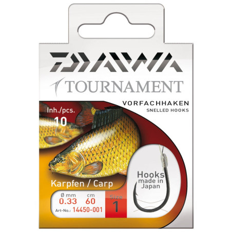 Haki karpiowe serii Tournament hak 6 Daiwa