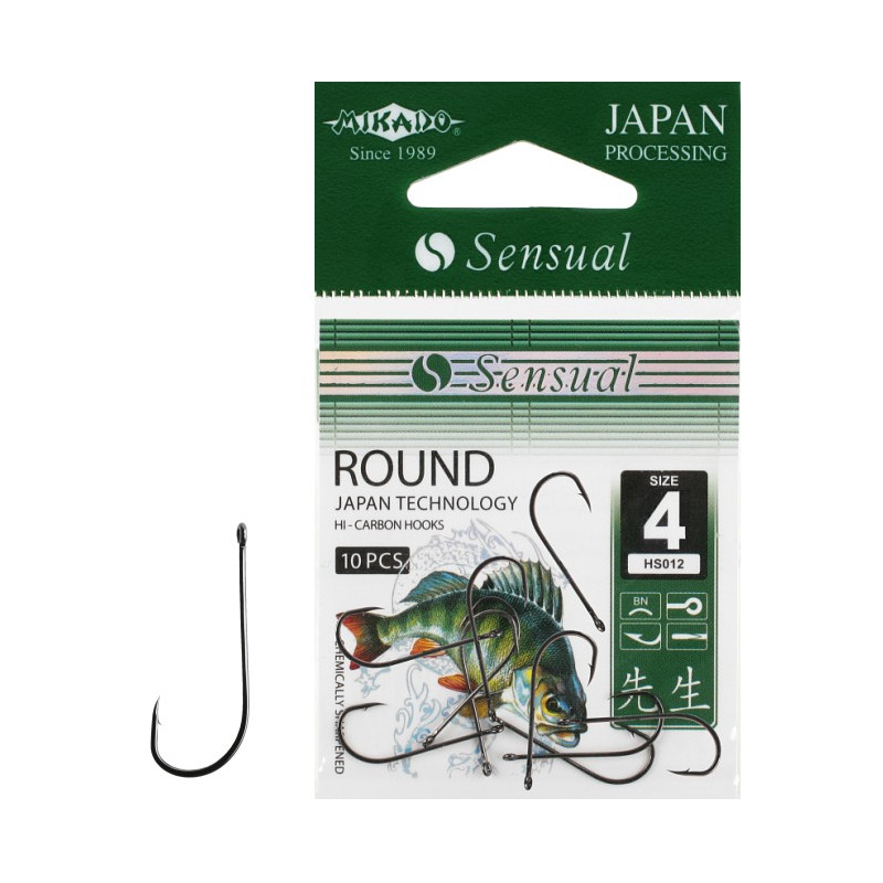 Haczyk Mikado Sensual Round seria HS012 różne rozmiary roz. 4 Haczyk Mikado Sensual Round seria HS012 różne rozmiary roz. 4