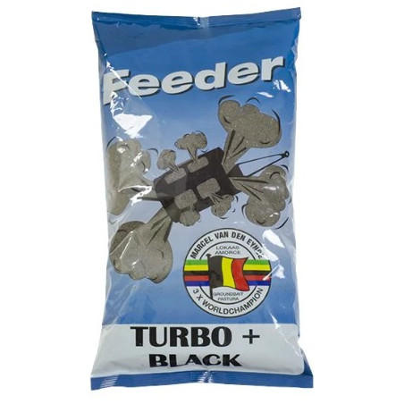 Zanęta Marcel Van Den Eynde 1kg - Feeder Turbo+ Black