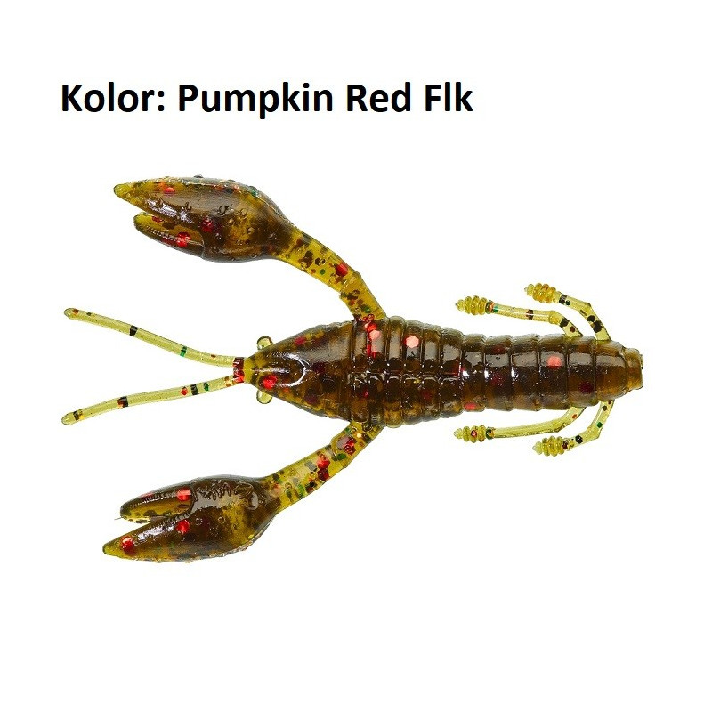 Guma Gunki Hourra Craw 5 cm Pumpkin Red FLK Guma Gunki Hourra Craw 5 cm Pumpkin Red FLK