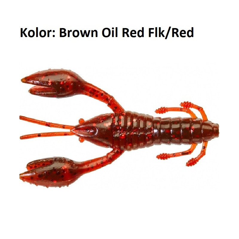 Guma Gunki Hourra Craw 5 cm Brown Oil Red Flk / Red Guma Gunki Hourra Craw 5 cm Brown Oil Red Flk / Red