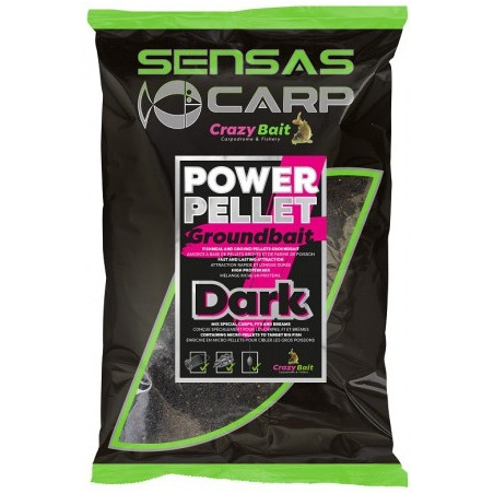 Zanęta Sensas UK Power Pellet Plus 2kg - Dark