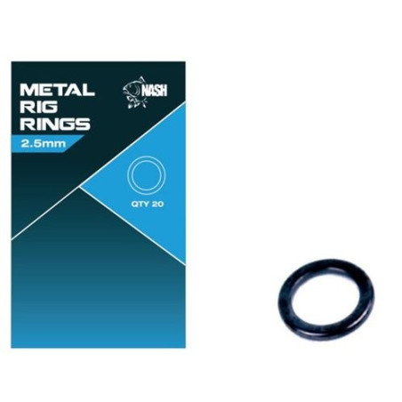Pierścienie Metal Rig Rings roz. 2,5 mm NASH Pierścienie Metal Rig Rings roz. 2,5 mm NASH