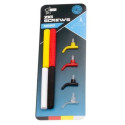 Pozycjoner Zig Screw Kit Mixed Colour czarny/żółty/czerwony/przeźroczysty NASH Pozycjoner Zig Screw Kit Mixed Colour czarny/żółty/czerwony/przeźroczysty NASH