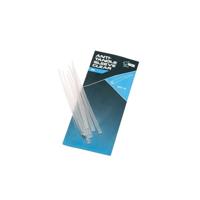 Rurki XL Anti Tangle Sleeves clear NASH
