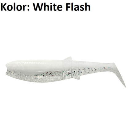 Przynęta Savage Gear Cannibal Shad 12,5 cm White Flash