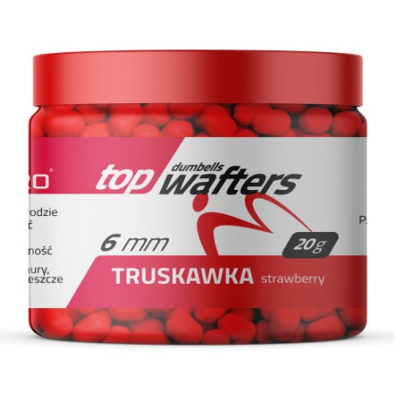 Przynęta Match Pro Top Dumbells Wafters 20g - 6mm Truskawka