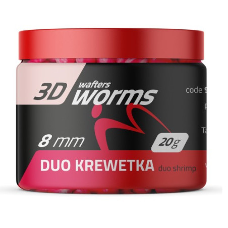 Przynęta Match Pro 3D Worms Wafters 20g - 8mm Duo krewetka