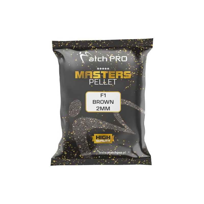 Pellet Match Pro Masters 700g - 2mm F1 Brown