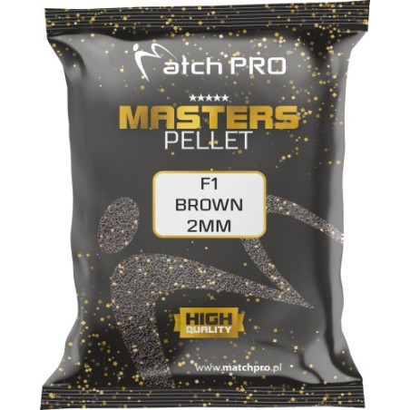 Pellet Match Pro Masters 700g - 2mm F1 Brown