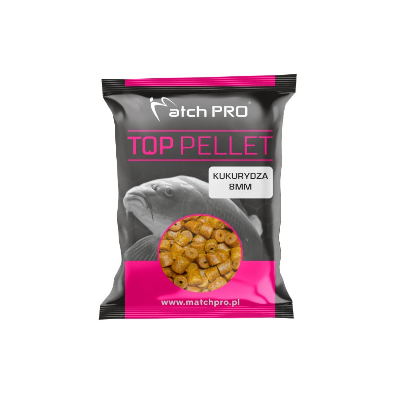 Pellet Match Pro TOP Drilled 700g - 8mm Kukurydza Pellet Match Pro TOP Drilled 700g - 8mm Kukurydza