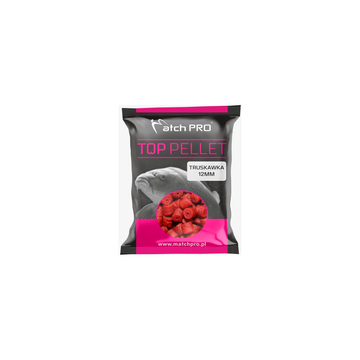 pellet-top-truskawka-drilled-700-g-match-pro
