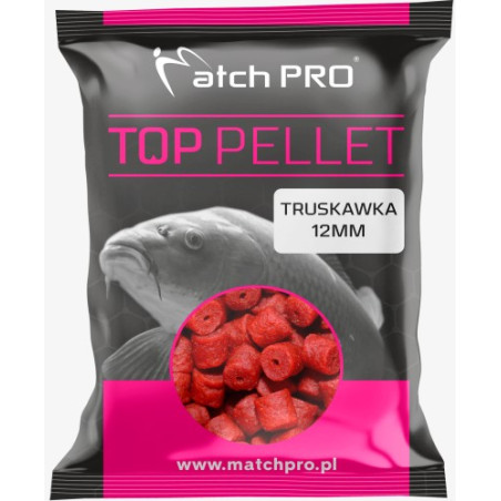 Pellet Match Pro TOP Drilled 700g - 12mm Truskawka