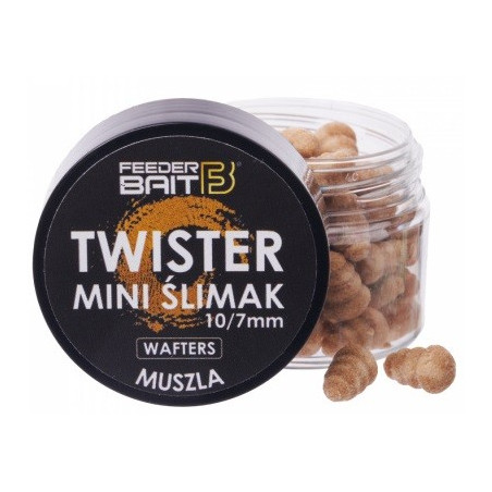 Przynęta Feeder Bait Mini Ślimak Twister Wafters 10/7mm -Muszla