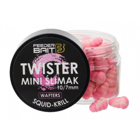 Przynęta Feeder Bait Mini Ślimak Twister Wafters 10/7mm - Squid&Krill