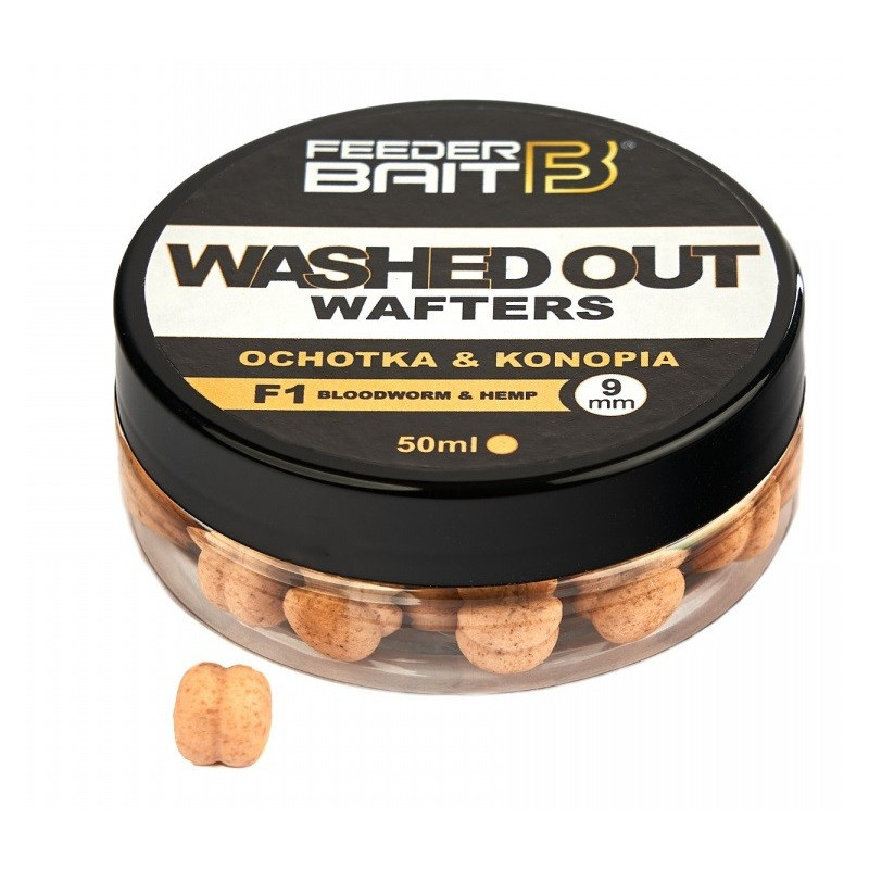 Przynęta Feeder Bait Washed Out Wafters 50 ml / F1 - Ochotka & Konopia Przynęta Feeder Bait Washed Out Wafters 50 ml / F1 - Ochotka & Konopia