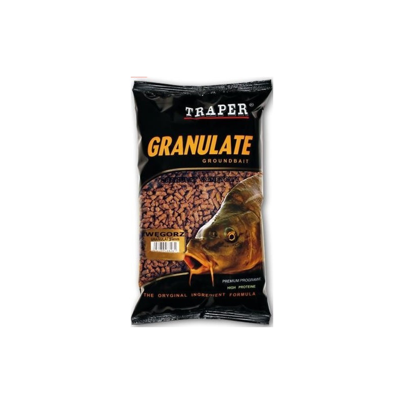 Granulat zanętowy 1kg / 5mm / węgorz Traper