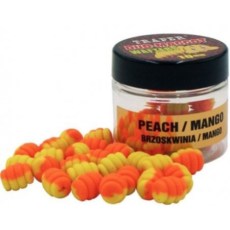 Przynęta Traper Duo-Maggot Wafters Method Feeder 25g - 10mm brzoskwinia/mango