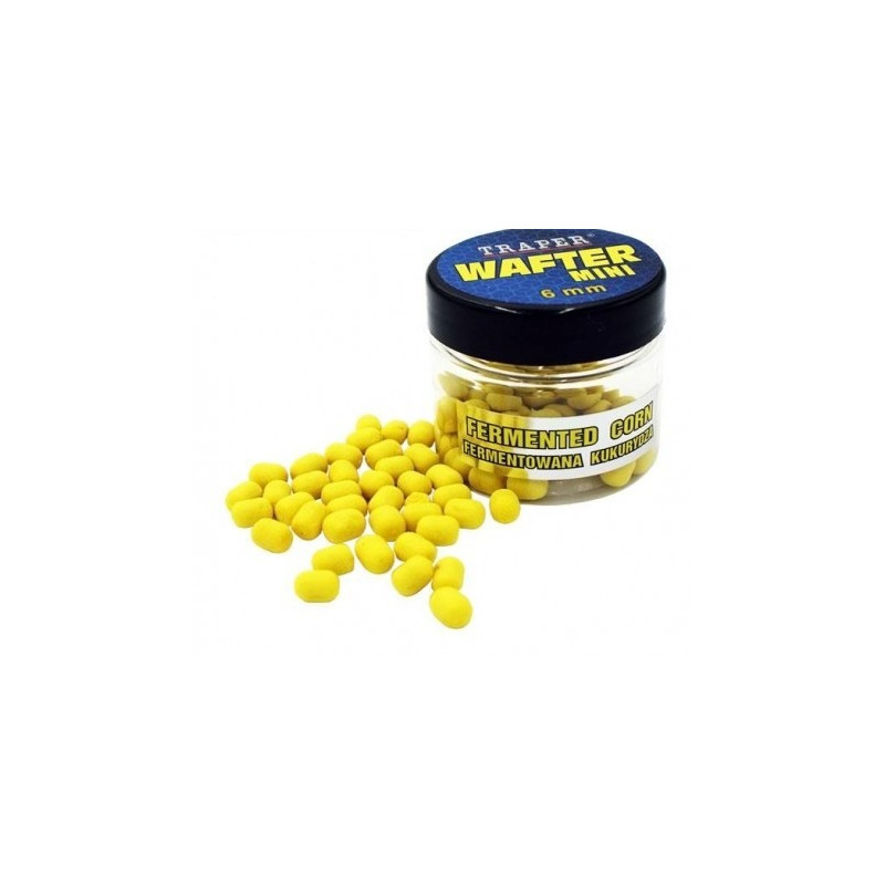 Przynęta Traper Wafter Mini Method Feeder 15 g / 6mm / Fermentowana kukurydza Przynęta Traper Wafter Mini Method Feeder 15 g / 6mm / Fermentowana kukurydza