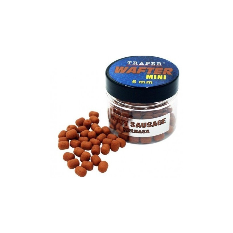 Przynęta Traper Wafter Mini Method Feeder 15 g / 6mm / kiełbasa Przynęta Traper Wafter Mini Method Feeder 15 g / 6mm / kiełbasa