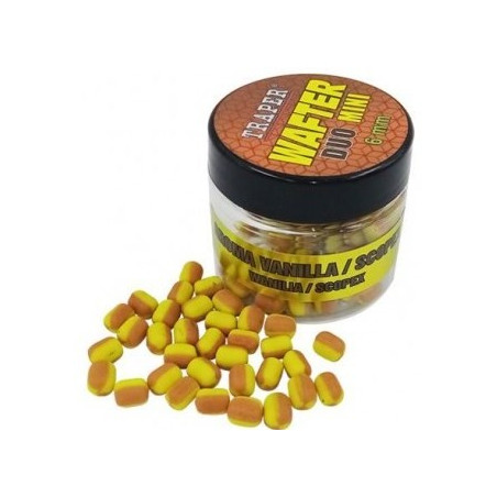 Przynęta Traper Wafter Mini Duo Color Method Feeder 15g - 6mm wanilia/scopex