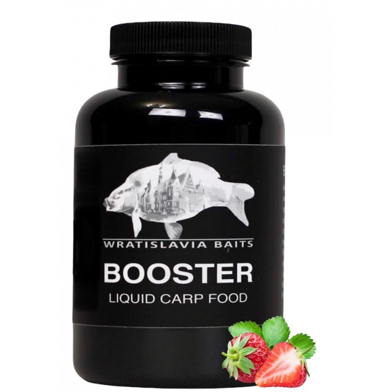 Booster Wratislavia Baits Liquid Carp Food 350g / Truskawka Booster Wratislavia Baits Liquid Carp Food 350g / Truskawka
