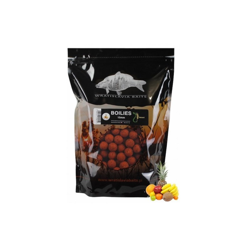 Kulki zanętowe Wratislavia Baits natural 1kg 20 / TUTTI FRUTTI Kulki zanętowe Wratislavia Baits natural 1kg 20 / TUTTI FRUTTI