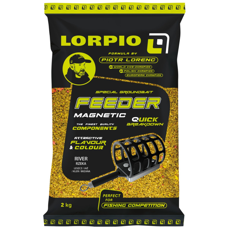Zanęta Lorpio Feeder Magnetic 2kg- River Zanęta Lorpio Feeder Magnetic 2kg- River