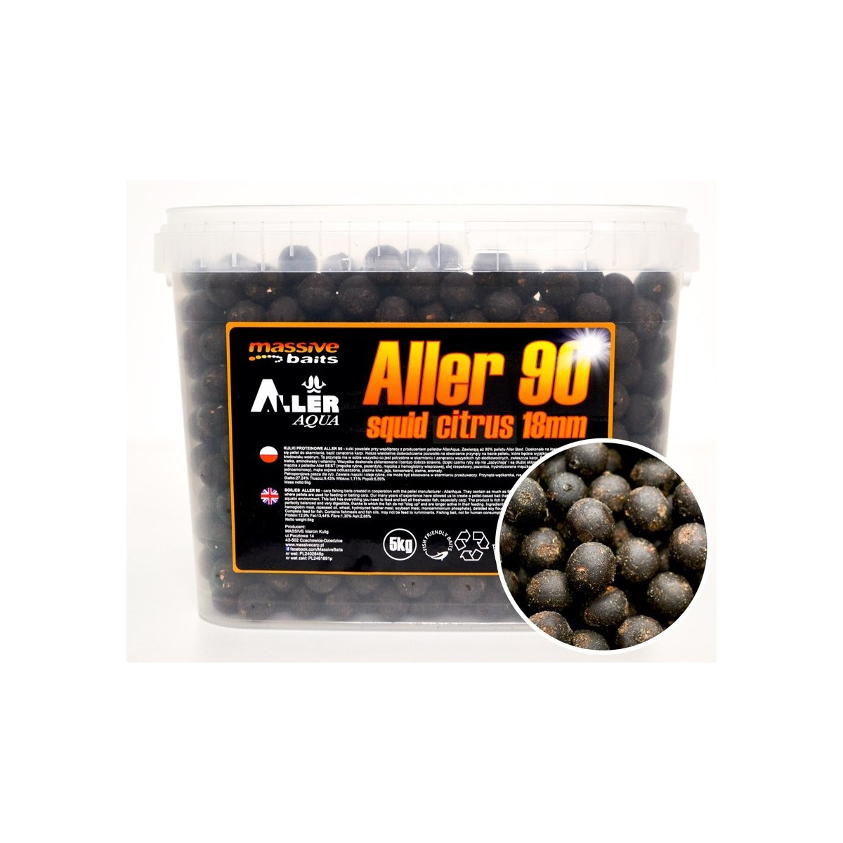 kulki-proteinowe-aller-90-natural-5kg-massive-baits