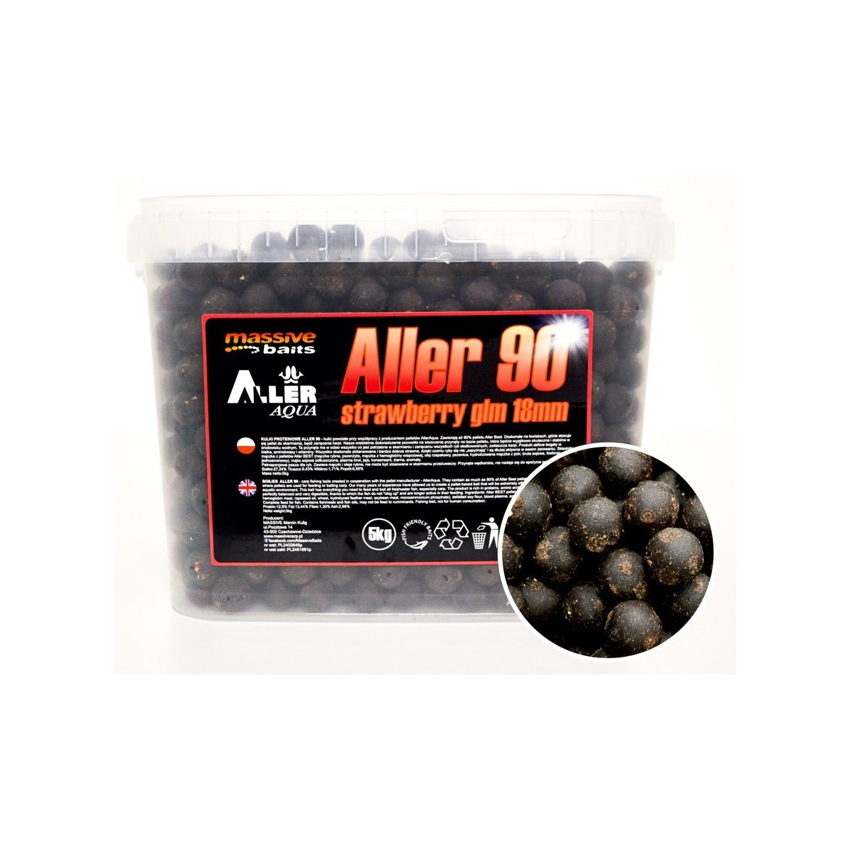 kulki-proteinowe-aller-90-natural-5kg-massive-baits