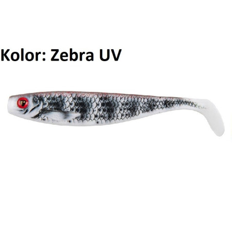 Przynęta FoxRage Pro Shad Super Natural 14cm Zebra UV Przynęta FoxRage Pro Shad Super Natural 14cm Zebra UV