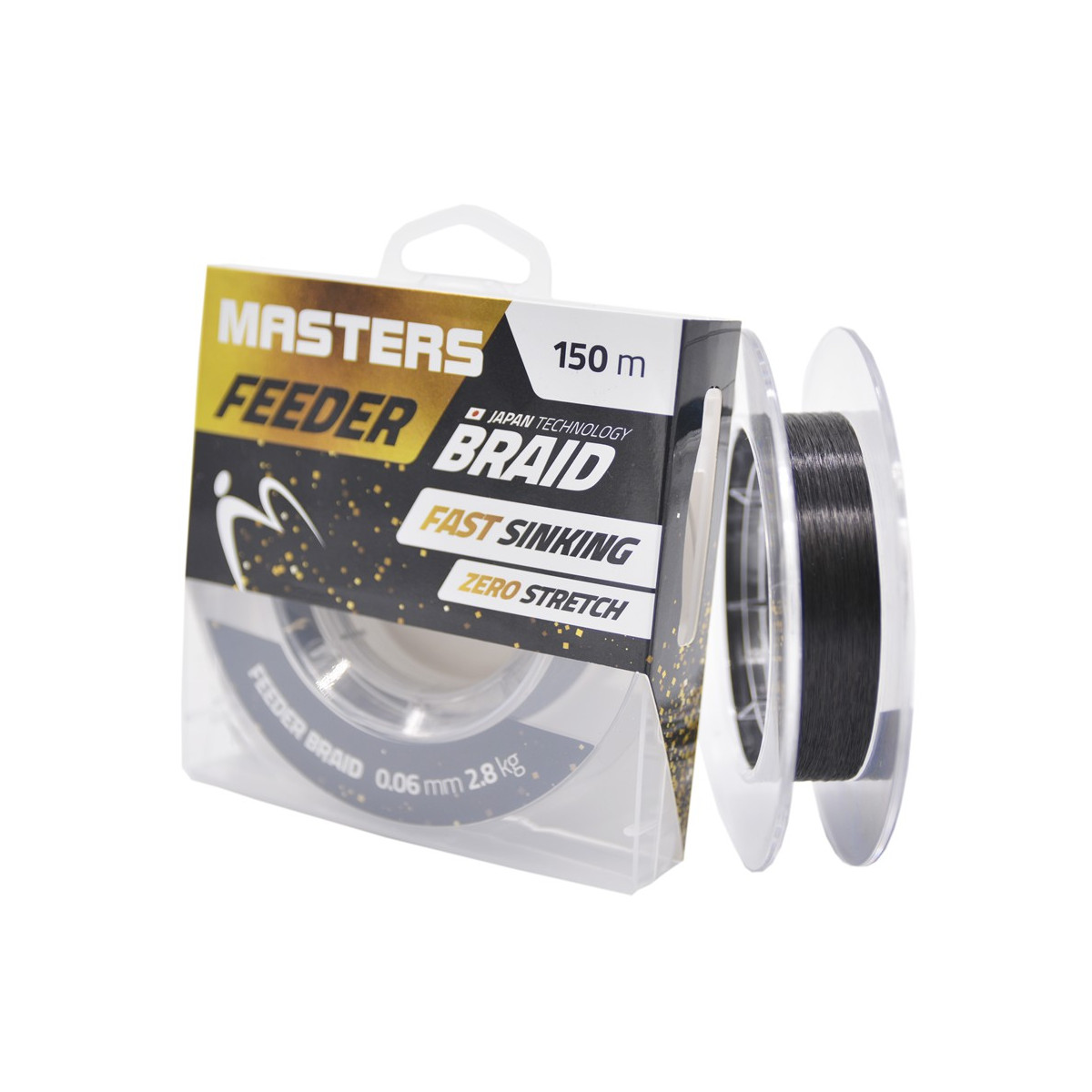 thumbnail image 2 of Matrix Horizon Submerge Sinking Braid – 150m, Black, Coarse Fishing Match Feeder Line 2 of 4