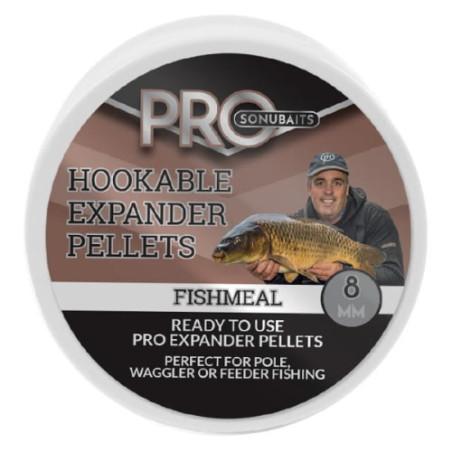Przynęta Sonubaits Pro Hookable Expander Pellets 8mm - Fishmeal Przynęta Sonubaits Pro Hookable Expander Pellets 8mm - Fishmeal