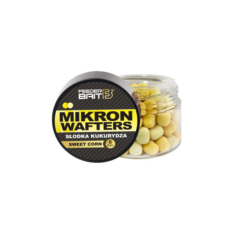 Przynęta Feeder Bait Micron Wafters 6mm - Słodka kukurydza