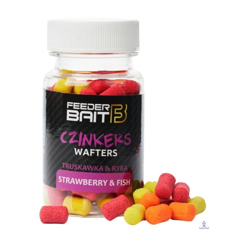 Przynęta Wafters Feeder Bait Czinkers 8mm - Truskawka & Ryba