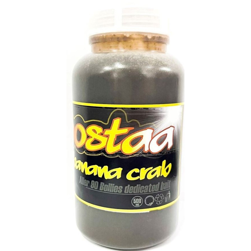 Liquid Massive Baits Aller Boosta 500ml - Banana Crab