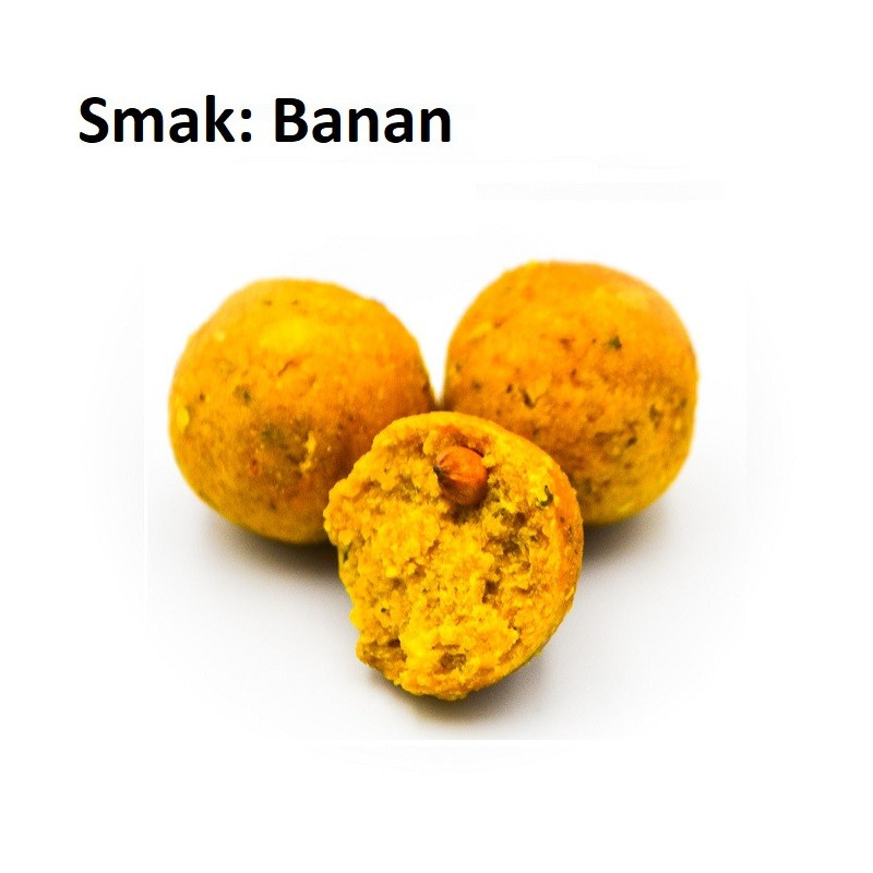 Kulki proteinowe Massive Baits ECO BOILIES 3 kg 18 mm / Banan