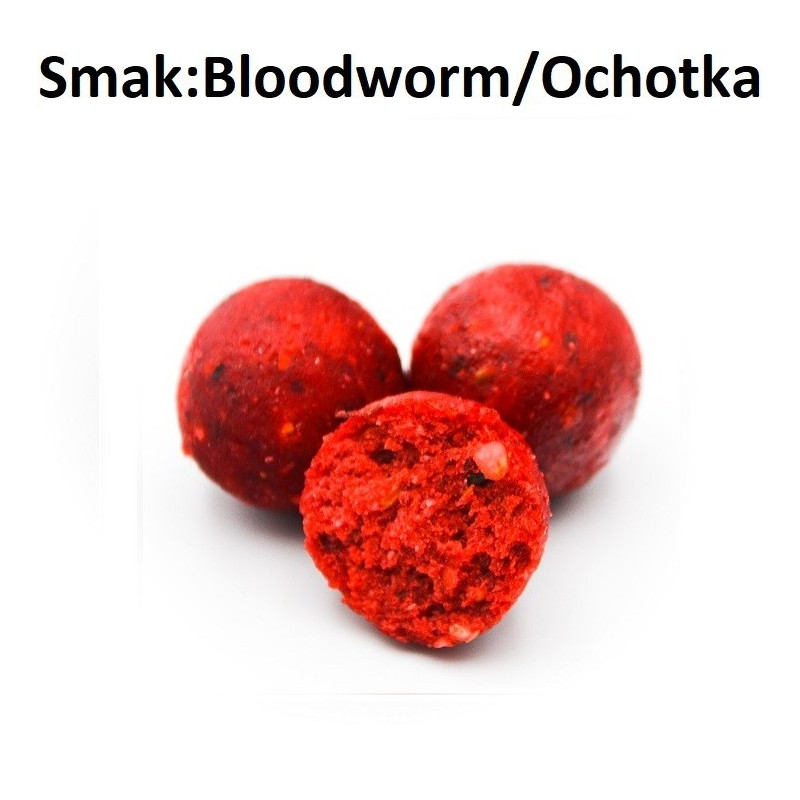 Kulki proteinowe Massive Baits ECO BOILIES 3 kg 18 mm / Bloodworm/Ochotka