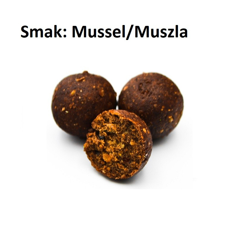 Kulki proteinowe Massive Baits ECO BOILIES 3 kg 18 mm / MUSSEL/MUSZLA
