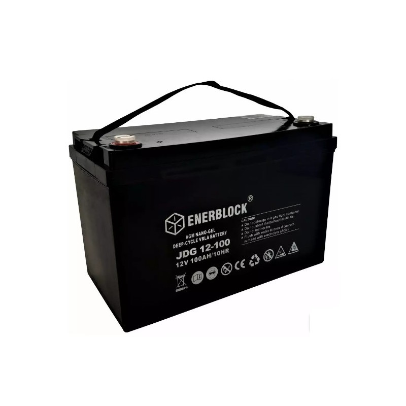 Akumulator AGM-GEL HYBRID JDG12-100 ENERBLOCK Akumulator AGM-GEL HYBRID JDG12-100 ENERBLOCK